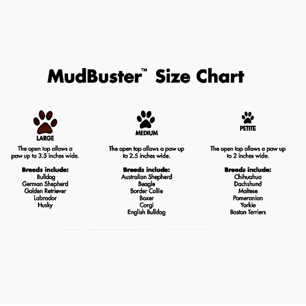 NWT Dexas MudBuster for Pups, Sz. M. Pink. Soft Silicone Bristles.